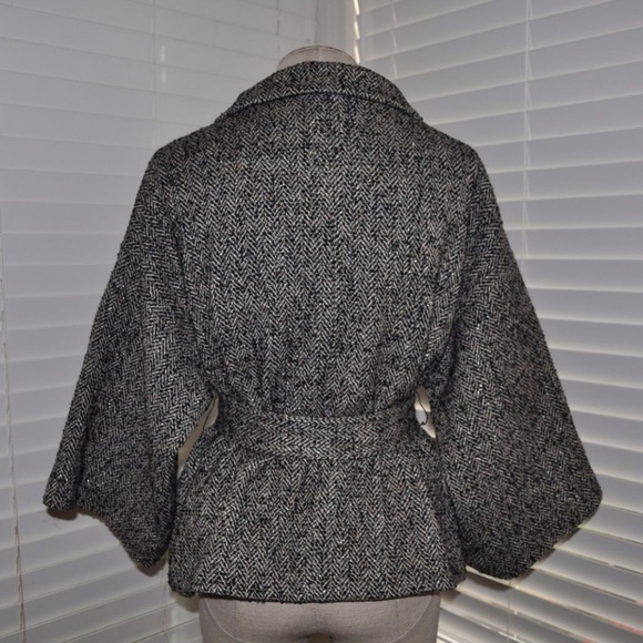 Nordstrom CLASSIQUES ENTIER Herringbone Tweed Coat - Picture 6 of 8
